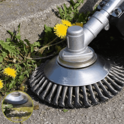 Brosse de Désherbage Métallique Universelle pour Débroussailleuse