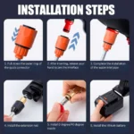 Nettoyeur haute pression sans fil avec 2 batteries – Image 10