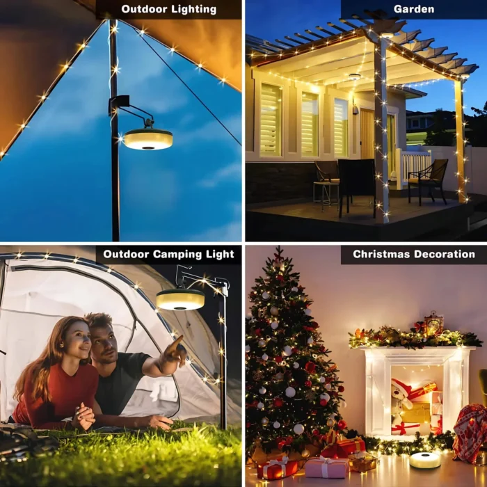 Guirlande Solaire de Camping 3 en 1 (10m) – Image 2