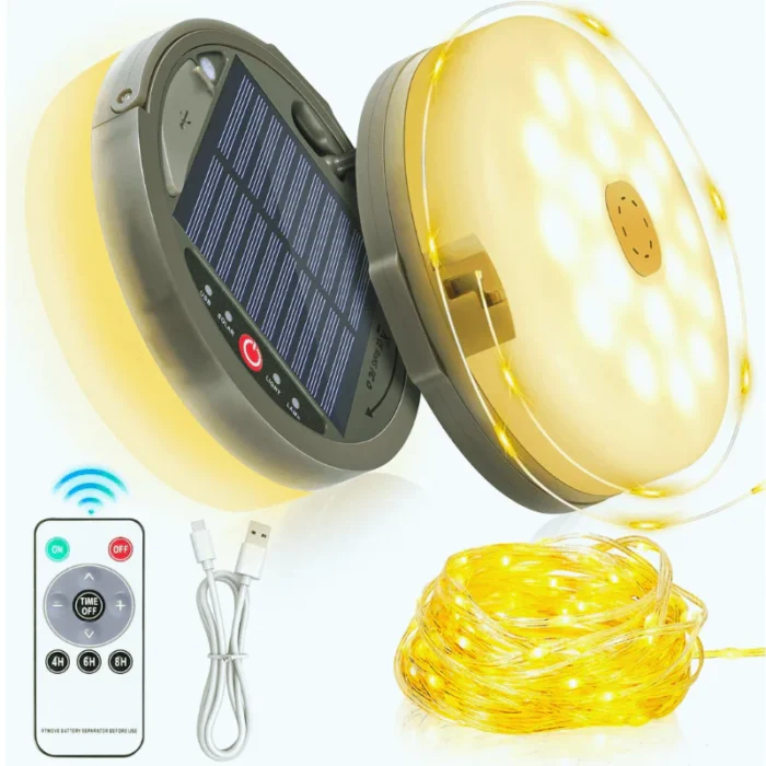 Guirlande Solaire de Camping 3 en 1 (10m) – Image 3