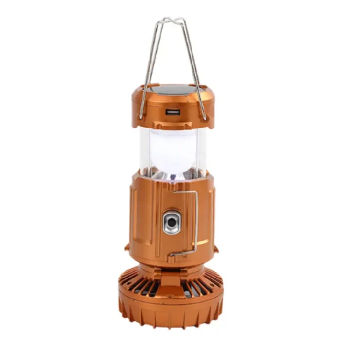 Lanterne de Camping Portable Solaire LED avec Ventilateur de Refroidissement – Image 4
