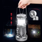 Lanterne de Camping Portable Solaire LED avec Ventilateur de Refroidissement – Image 7