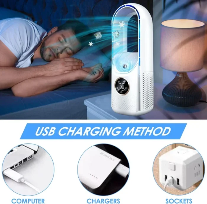 Climatiseur portable silencieux pour la maison et le bureau – Image 6