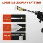 Nettoyeur haute pression sans fil avec 2 batteries – Image 7
