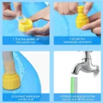 Tapis Splash Antidérapant avec Arroseur pour Enfants et Chiens – Piscine pour Chien et Pataugeoire – Image 11