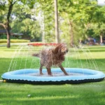 Tapis Splash Antidérapant avec Arroseur pour Enfants et Chiens – Piscine pour Chien et Pataugeoire – Image 13